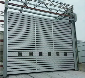 Vente en gros en usine Porte de garage horizontale à ouverture étanche à coupure thermique isolée et écoénergétique - Product Image 2