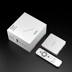 KP1 Android TV-Box 4K HD Bildqualität in High Definition Android 11 Google Assistant sprachferne Fernsehbox