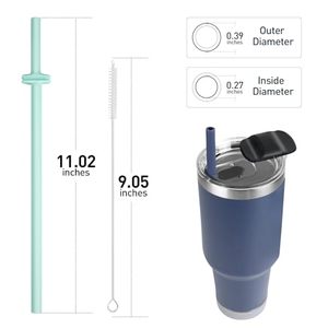 Juego de Pajitas de Silicona en Stock para Tapas Yeti MagSlider, Paquete de 2 con Cepillo de Limpieza, Suministro al por Mayor de Fábrica - Product Image 3
