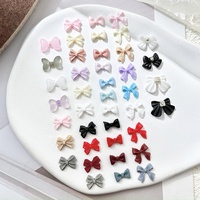 Paso Sico Simple Exquisite 3D Resin Solid-color Minimalist Bow Nail Art Accessories DIY Set Wholesale Available Cute Sweet