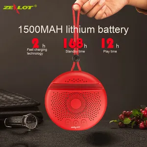 Zealot Xách Tay Mini Đứng Loa S24 RGB Chiếu Sáng 5W Điện Không Thấm Nước Cho Bluetooth Loa Siêu Trầm Cho Những Người Đam Mê Pin <span class=keywords><strong>Opera</strong></span> - Product Image 3