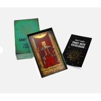 Cartes de jeu de tarot et d'oracle espagnoles personnalisées avec bordure dorée, impression en relief, guide, couverture, boîte inférieure