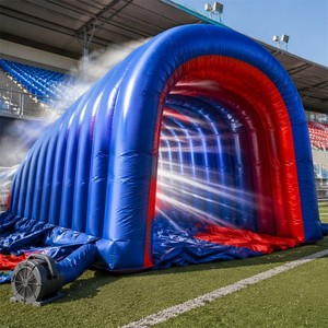 Customized Giant Inflatable Entrance <b>Tunnel</b> Red Blue Inflatable <b>Tunnel</b> Tent Entrance for Festival Inflatable Party Entrance - Product Image 4