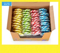 Boîte de 48 sucettes tournantes enrobées de bonbons durs aromatisés aux fruits, 25g, pour la Fête des Enfants, export