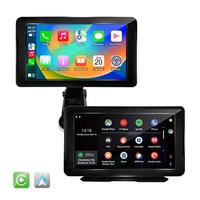 Écran stéréo de voiture portable sans fil 7'' avec Carplay Android Auto, autoradio, lecteur MP5, Bluetooth, FM, électronique automobile