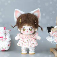 Vente en gros de poupées en peluche anime dessin animé pour enfants poupée en peluche anime personnalisée pour cadeaux poupées en peluche compagnon