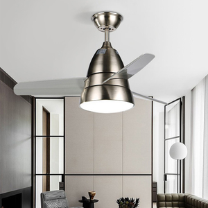 <b>Remote</b> Control 42inch 5 Blades DC Motor Electric Chandelier Led Ceiling <b>Fan</b> Light <b>with</b> Iron Construction for Bathroom - Product Image 3