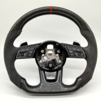 Volante de Fibra de Carbono al por Mayor para Audi A3 A4 A5 A6 A7 A8 Q3 Q5 Q7 Q8 TT R8 RS3 RS4 RS5 RS6 S3 S4 S5 S6 S7