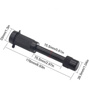 ตัวล็อคกันขโมยแบบก้านลากสีดำพร้อมกุญแจสำหรับรถพ่วงฟาร์ม - Product Image 6