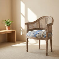Fauteuil individuel vintage Wabi-sabi de style marocain importé d'Inde, tendance sur les réseaux sociaux, pour salon, bureau, chaise longue design pour la maison