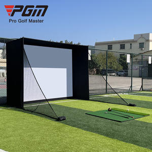 Filets d'enclos de simulation de <span class=keywords><strong>golf</strong></span> d'intérieur et d'extérieur PGM 10 x 8 pieds avec écran d'affichage HD 1280x720 - Product Image 4