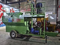 Semoir hydroseeder agricole grande capacité à moteur, haute productivité, multifonctionnel, pour le contrôle de l'érosion des terres