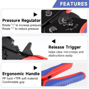 <strong>High</strong> <strong>Quality</strong> Ratchet Type <strong>Terminal</strong> Crimper 2.8/4.8/6.3mm for Spade Connectors and Wire Work - Product Image 6