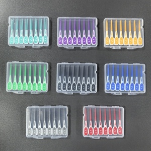 Cepillos interdentales desechables flexibles y supersuaves personalizados, cepillos para cuidado bucal, selecciones de goma para limpieza de encías, Dental personalizado - Product Image 2