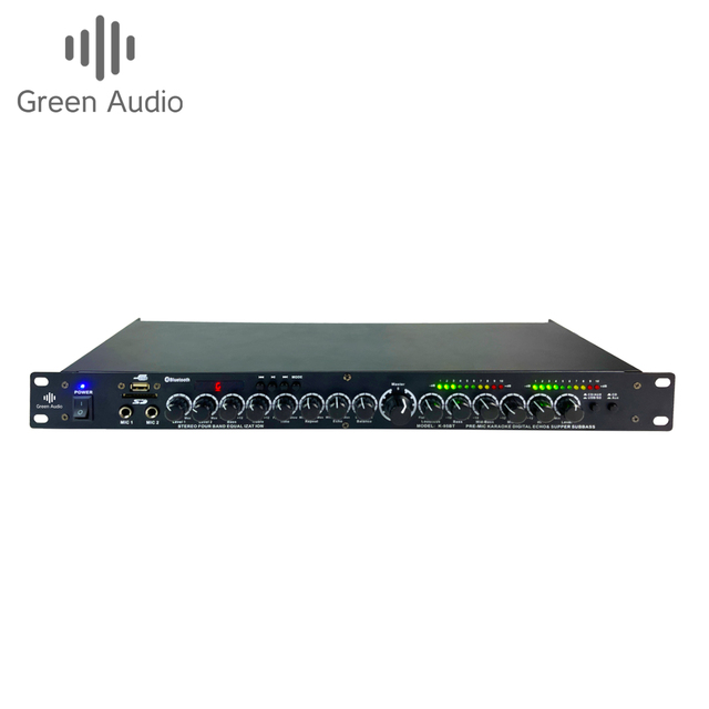 GAX-95BT Professional Karaoke Preamp Processor Digital Audio Effect Unit with Echo for KTV and Home Theater