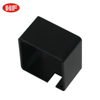 Boîtier de jonction en métal de boîtier en aluminium extrudé anodisé noir 6063 boîtier de dispositif électronique en aluminium CNC personnalisé pour carte PCB