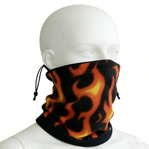 Cache-cou unisexe en polaire, masque facial anti-froid pour le cyclisme, protection automne-hiver, équipement de sécurité de base, écharpe et bonnet deux-en-un - Product Image 4