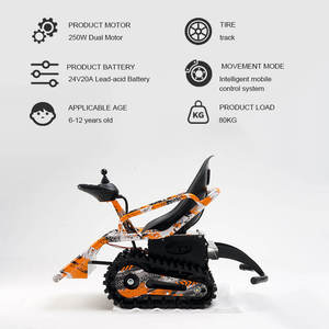 Vélo d'équilibre électrique anti-chute pour enfants LONGWISE LWGK-EB6, double moteur, batterie au plomb-acide 24V 20AH, véhicule jouet tout-terrain - Product Image 4