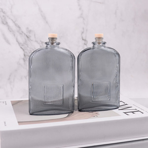 Gray Flat Square <b>Bottle</b> 100ml Flameless Aromatherapy <b>Diffuser</b> Rectangle Shape Home Decor - Product Image 2