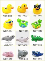 Termometer Mandi Bayi Bentuk Kepiting Kartun, Mainan Hewan Mengapung, Pengukur Suhu Air, Layar Digital