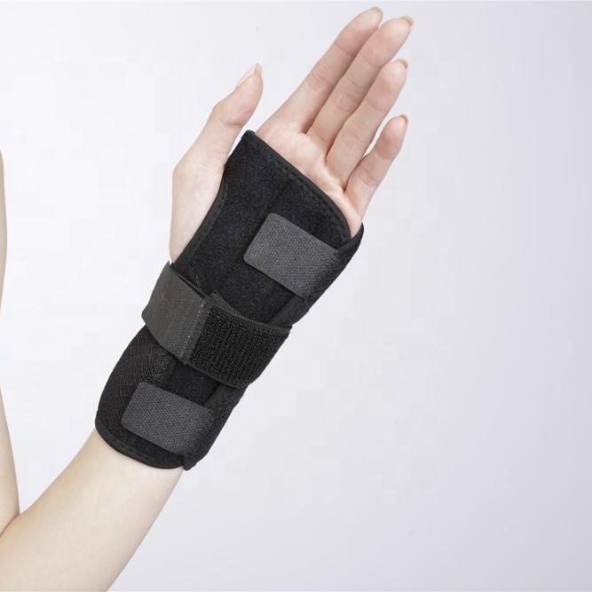 Медицинский ортопедический Регулируемый дышащий неопрен запястья поддерживает шнурки большого пальца