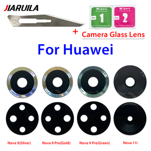 Pièces détachées pour téléphone, objectif d'appareil photo pour <span class=keywords><strong>Huawei</strong></span> <span class=keywords><strong>Nova</strong></span> <span class=keywords><strong>9</strong></span> 10 11 12, objectif en verre - Product Image 2
