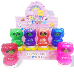 Slime Cristal Panda pour le Commerce International, Slime Pailleté Effet Cuir, Faux Slime Nacré Dégradé - Product Image 6