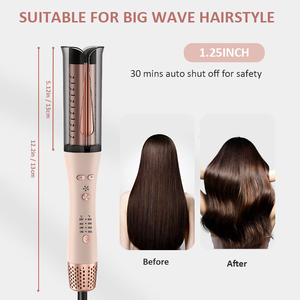 Máquina <span class=keywords><strong>de</strong></span> peinado automática 2 en 1 <span class=keywords><strong>para</strong></span> <span class=keywords><strong>niñas</strong></span>: <span class=keywords><strong>rizador</strong></span> y alisador <span class=keywords><strong>de</strong></span> <span class=keywords><strong>pelo</strong></span> DIY con plancha caliente y peine - Product Image 4