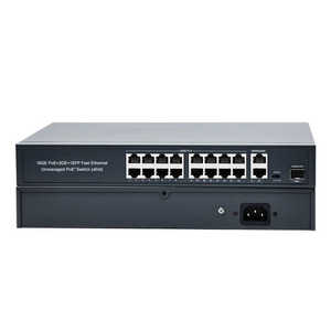 Intelligent Metal 19-Port Gigabit <b>Ethernet</b> POE <b>Switch</b> 10/100/1000Mbps IEEE802.3af/at Unmanaged Network <b>Switch</b> 38Gbps VLAN - Product Image 3
