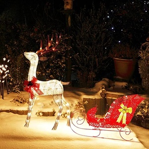Fábrica al aire libre LED 3D escultura <span class=keywords><strong>Navidad</strong></span> alambre decorativo LED <span class=keywords><strong>ciervo</strong></span> <span class=keywords><strong>Navidad</strong></span> <span class=keywords><strong>exterior</strong></span> motivo luces tema luces exteriores - Product Image 1
