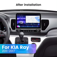 Ts18 Unit kepala layar IPS Android 8Core, Unit kepala layar Universal 10 inci dengan tombol Radio Carplay Android Unit utama otomatis dengan DSP dan Carplay