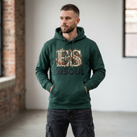 Sweat-shirt surdimensionné personnalisé pour homme, streetwear, molleton de coton épais 320g, broderie et impression en relief, pull à épaules tombantes