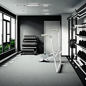 調節可能なホームジムフィットネス垂直登山家金属折りたたみ階段クライミングマシン快適なアームレストペダルの高さ - Product Image 3