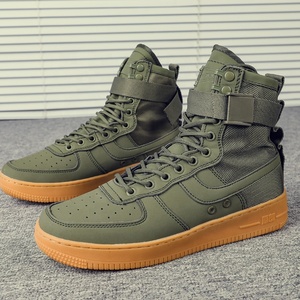 Nueva llegada 7 InchPU de cuero verde salvia de baloncesto botas del ejército - Product Image 3