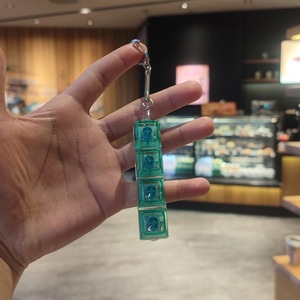 工厂销售亚克力4键机械键盘开关钥匙扣键帽测试仪开关LED灯发光玩具缓解压力 - Product Image 5