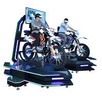 Máquina de Realidad Virtual YHY, Simulador de Conducción de Motocicletas 9D, Experiencia de Compras en un Centro Comercial, para 2 Jugadores, Gran Éxito de Ventas