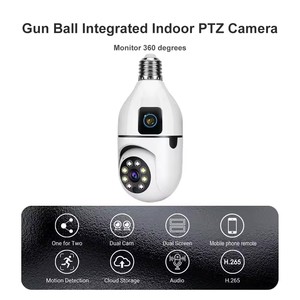 Cámara de Seguridad IP WiFi <span class=keywords><strong>V360pro</strong></span> de 360 Grados, Color, Seguimiento Automático, Interior, 1080P, Resistente a la Intemperie, Doble Lente, E27, Robot - Product Image 3