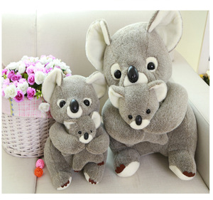 Gran oferta Unisex, Animal de peluche gris personalizado, <span class=keywords><strong>Koala</strong></span>, juguetes de peluche, lindo <span class=keywords><strong>Koala</strong></span> de peluche, mamá <span class=keywords><strong>y</strong></span> bebé, animales de peluche para niños, regalos - Product Image 3