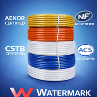 Chine Fabricants WRAS 16-63mm Blanc Jaune Rouge Bleu Multicouche PEX AL Tuyau PEX pour Eau Chaude