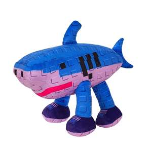สินค้าใหม่ข้ามพรมแดน: Angry Shark, Diligent Bee Game Figurines - ตุ๊กตาขนนุ่มขายดี ขนาด 25-30 ซม. - Product Image 5