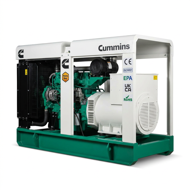 China Factories' Cummins Super Silent 30KVA Diesel Generators 3 Phase 25KW Genset Open Frame Water Cooled 220 Industrial Standby