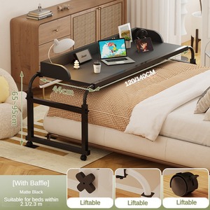 Escritorio de almacenamiento de cama extraíble para el hogar Escritorio de ordenador perezoso extraíble sobre la cama <span class=keywords><strong>carrito</strong></span> <span class=keywords><strong>organizador</strong></span> de dormitorio estirable - Product Image 6