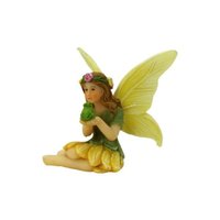 Ensemble d'accessoires de jardin de fées miniatures peints à la main de 3 pièces de décoration de jardin de signe de bienvenue de fées