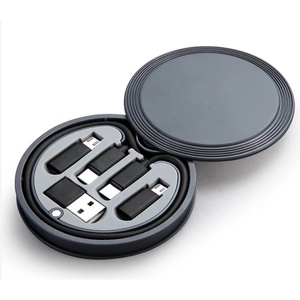 Xu Hướng Xoay Bìa 6 Trong 1 <span class=keywords><strong>USB</strong></span> Adapter Chuyển Đổi Cáp Lưu Trữ Hộp 3A Pd Nhanh Chóng Sạc 60W Xách Tay Cho Du Lịch - Product Image 1