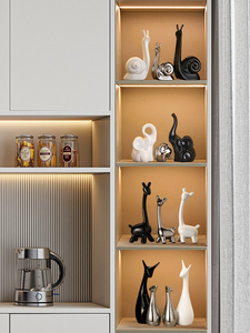 Decoraciones de Cerámica de Lujo para Sala de Estar, Muebles para el Hogar, Mueble para Vino, Mueble para <span class=keywords><strong>TV</strong></span>, Regalos de Inauguración - Product Image 5