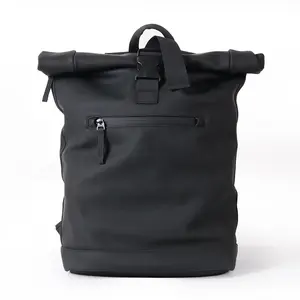 CHANGRONG – <span class=keywords><strong>sac</strong></span> à dos noir personnalisé pour Camping en plein air voyage Sport Roll Top pour ordinateur portable, <span class=keywords><strong>sac</strong></span> étanche - Product Image 1