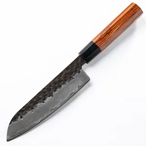 NEU handgefertigt 3 Schichten japanisch AUS10 hochwertiges kohlenstoff-edelstahl Küche Santoku Messer Meister-Kochwerkzeuge Chefkochmesser