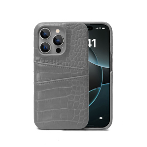 Coque de téléphone <span class=keywords><strong>portable</strong></span> antichoc élégante grise pour accessoires de Smartphone de style minimaliste IP12 13 14 15 Pro Max - Product Image 1