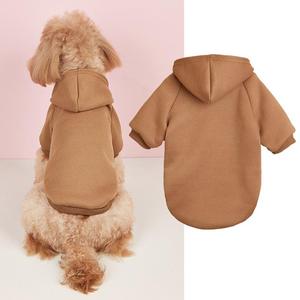Sudadera con Capucha <span class=keywords><strong>de</strong></span> Forro Polar para Perros Grandes Qbellpet, Otoño Invierno, Color Sólido, Ropa para Golden Retriever y <span class=keywords><strong>Labrador</strong></span> - Product Image 4
