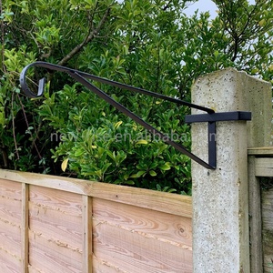Concrete Fence Post Topiary Ball <strong>Hanging</strong> Flower <strong>Basket</strong> Garden <strong>Bracket</strong> - Product Image 3
